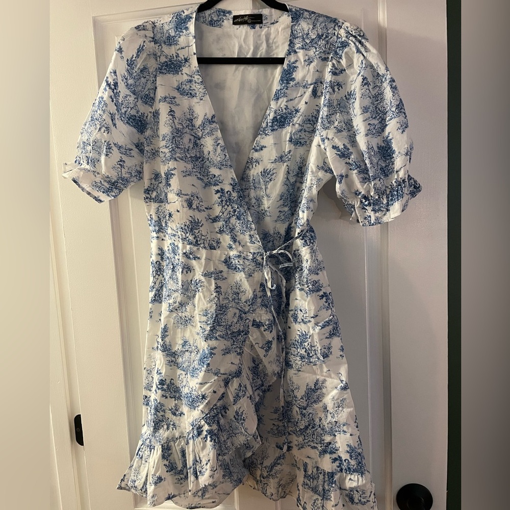 Wrap Style Tea Dress